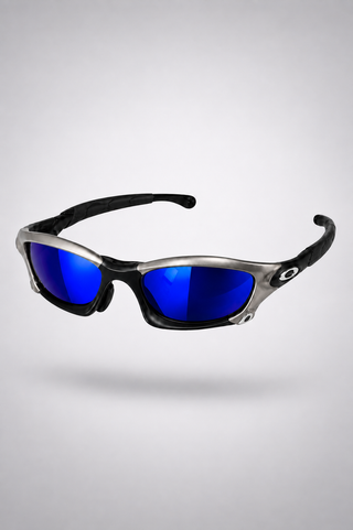 Oakley Splice Y2K — Silver / Blue