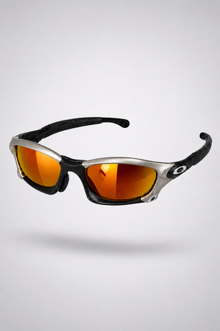 Oakley Splice Y2K — Silver / Fire Iridium