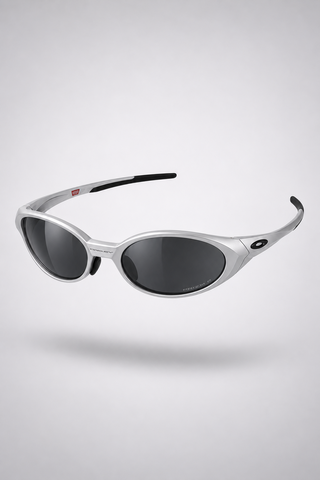 Oakley Eye Jacket Y2K — Silver / Black