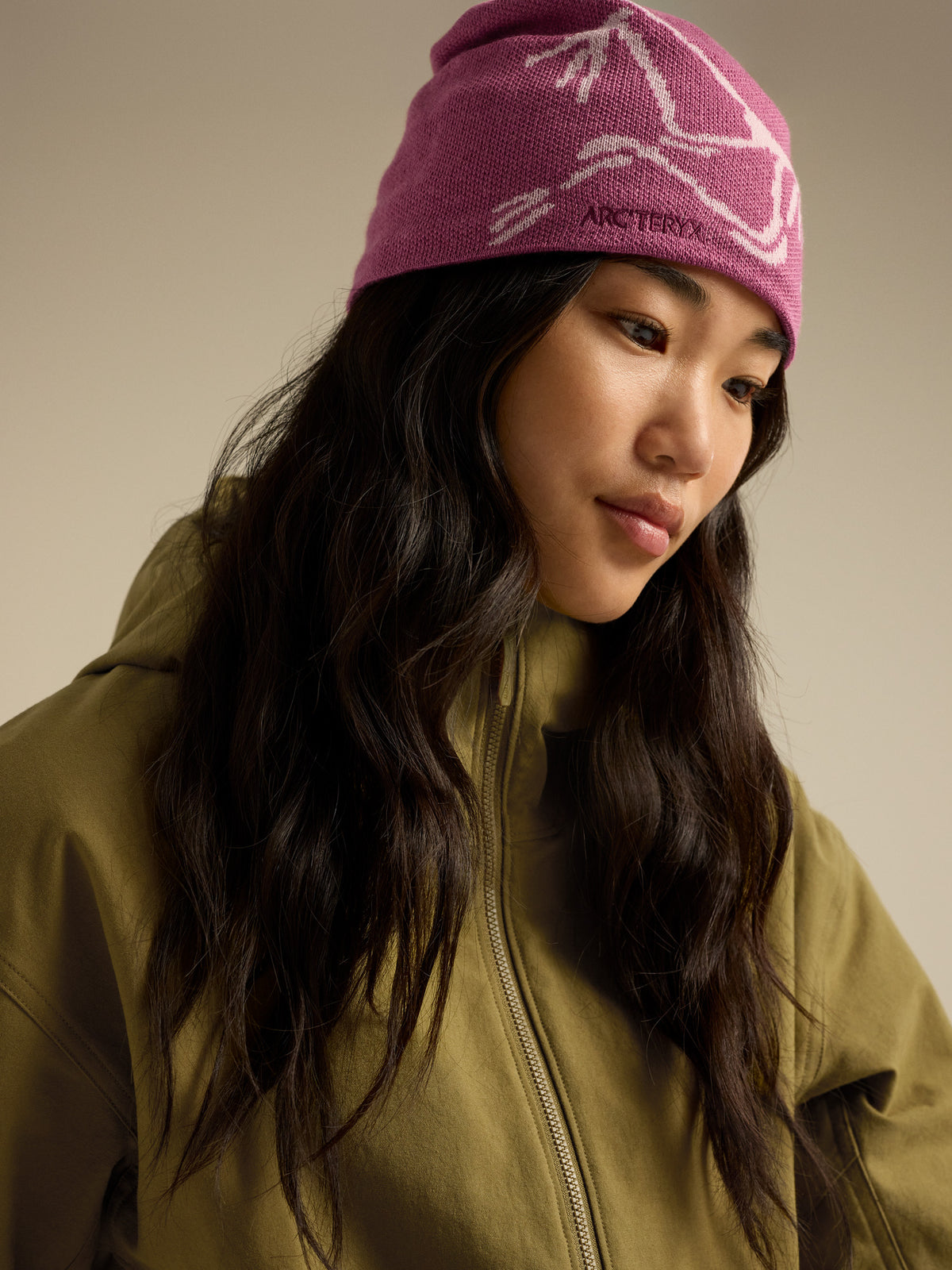 Bird Head Toque Lt Renegade / Rose Hover