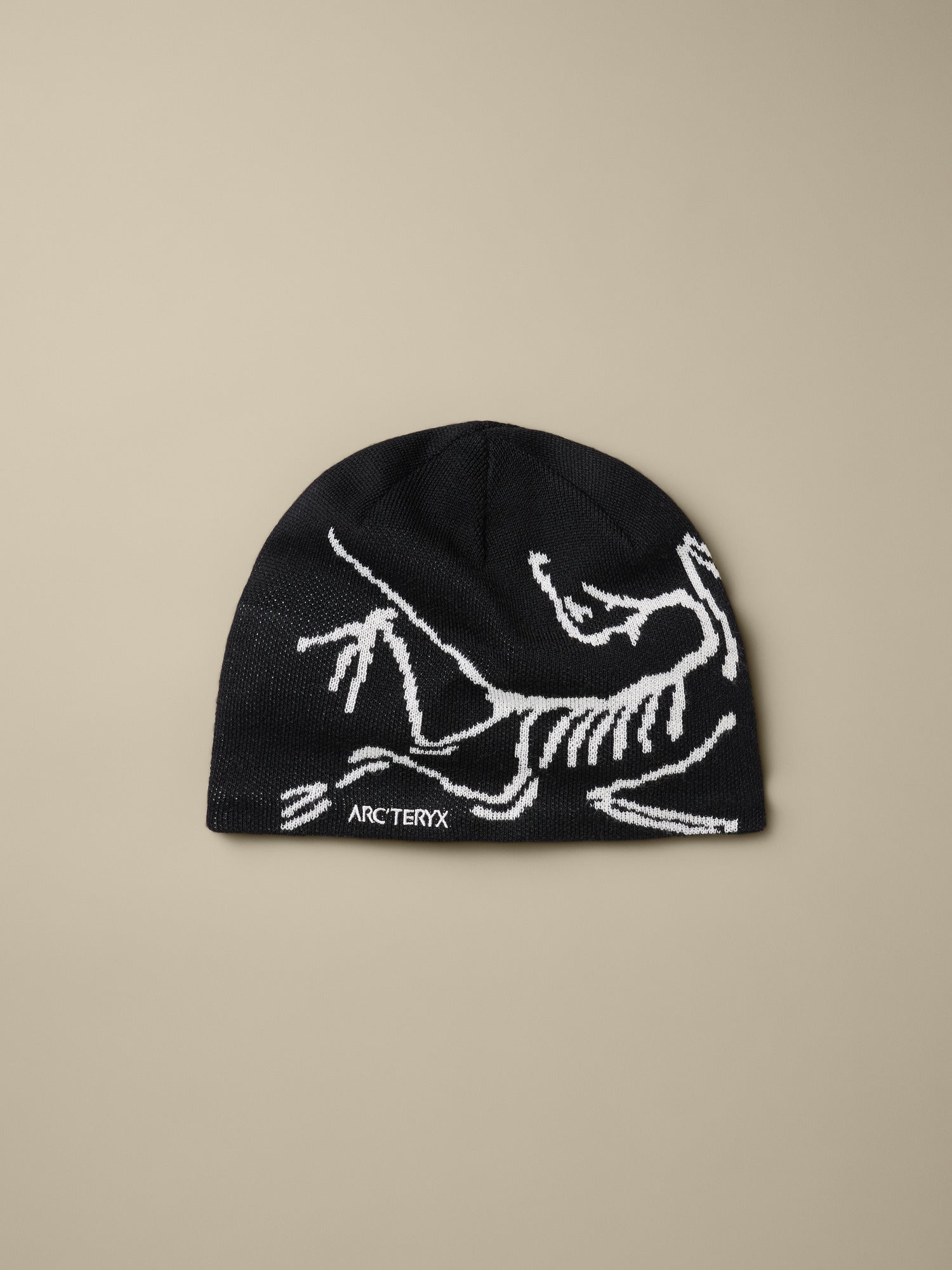 A close-up of the real Bird Head Toque fabric in Orca