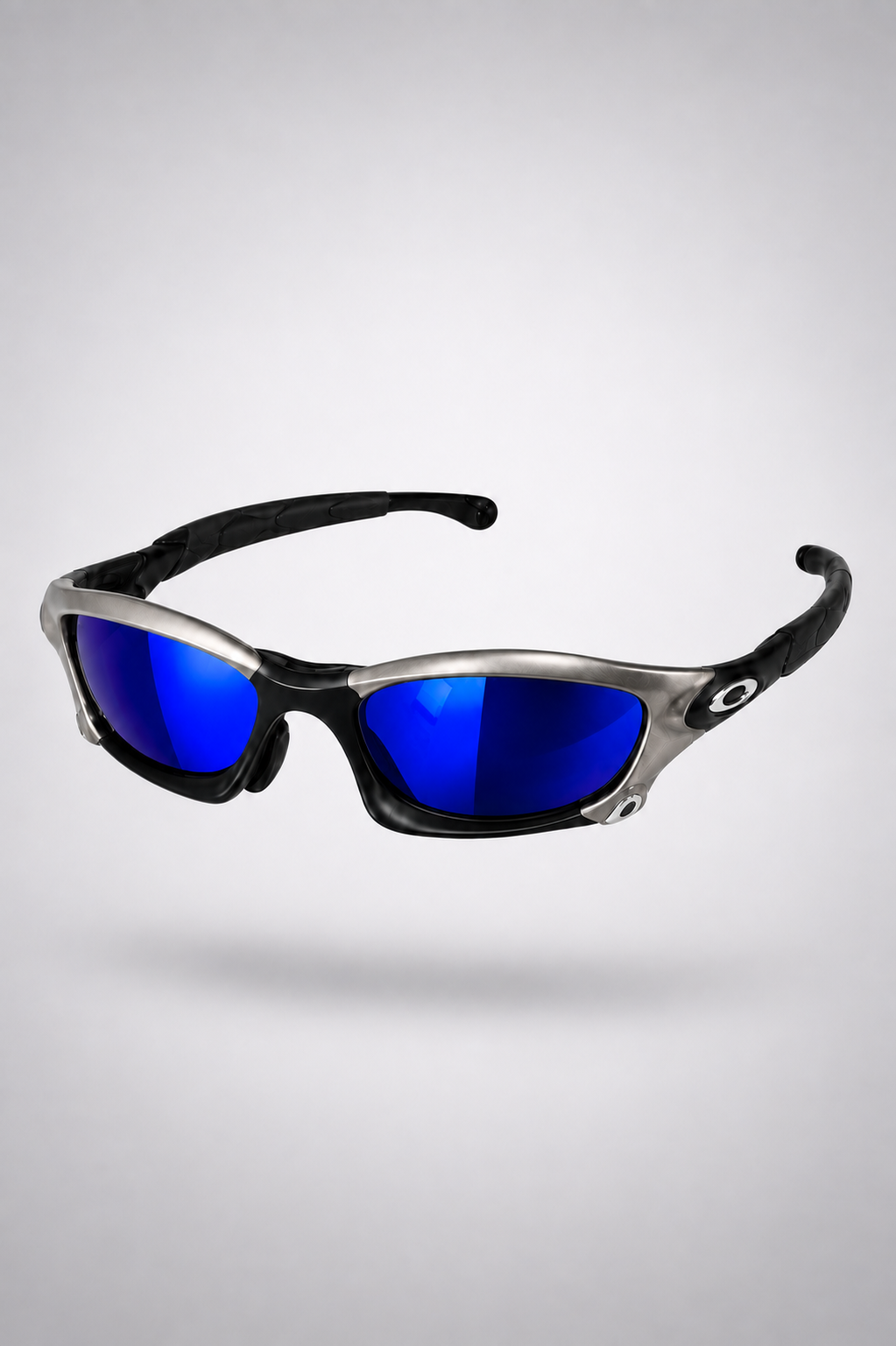 Oakley Splice Y2K — Silver / Blue — primary view