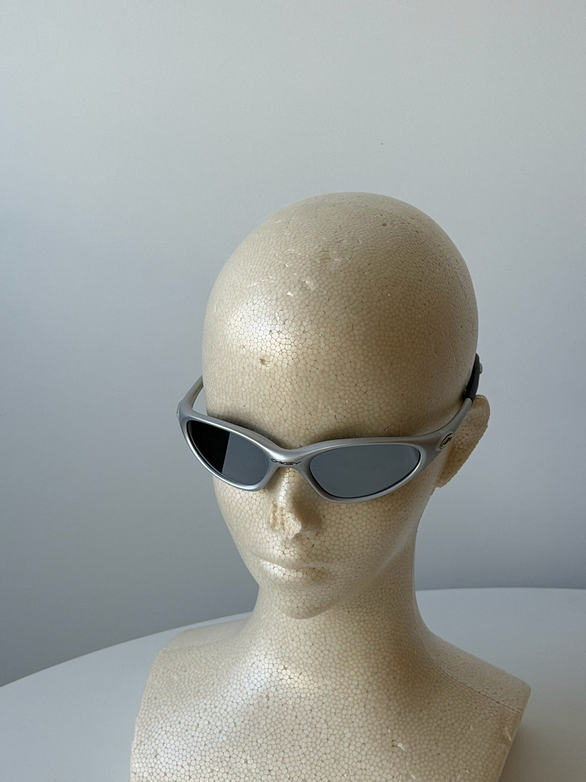 Oakley Eye Jacket Minute 1.0 Sunglasses – Silver / Mirror Chrome — original product photo 10