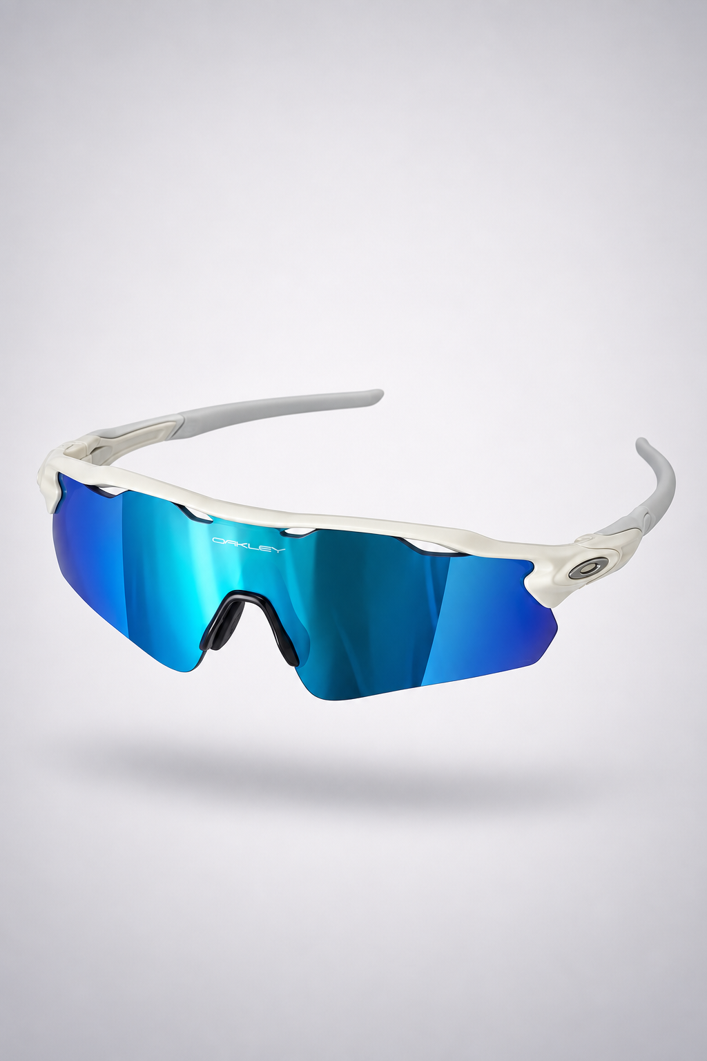 Oakley Radar EV Trail Shield — Ocean Blue, studio product view